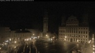 Archiv Foto Webcam Augsburger Rathausplatz und Perlachturm 01:00
