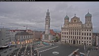 Archived image Webcam Rathausplatz in Augsburg, Bavaria 19:00