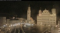 Archived image Webcam Rathausplatz in Augsburg, Bavaria 21:00