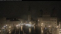 Archived image Webcam Rathausplatz in Augsburg, Bavaria 23:00