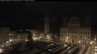 Archiv Foto Webcam Augsburger Rathausplatz und Perlachturm 01:00