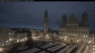 Archiv Foto Webcam Augsburger Rathausplatz und Perlachturm 06:00