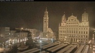 Archived image Webcam Rathausplatz in Augsburg, Bavaria 19:00