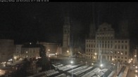 Archiv Foto Webcam Augsburger Rathausplatz und Perlachturm 01:00