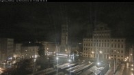 Archived image Webcam Rathausplatz in Augsburg, Bavaria 23:00