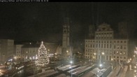 Archived image Webcam Rathausplatz in Augsburg, Bavaria 05:00