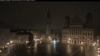 Archiv Foto Webcam Augsburger Rathausplatz und Perlachturm 01:00