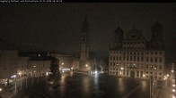 Archiv Foto Webcam Augsburger Rathausplatz und Perlachturm 03:00