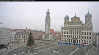 Archived image Webcam Rathausplatz in Augsburg, Bavaria 13:00