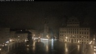 Archived image Webcam Rathausplatz in Augsburg, Bavaria 23:00