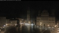 Archiv Foto Webcam Augsburger Rathausplatz und Perlachturm 23:00