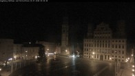 Archiv Foto Webcam Augsburger Rathausplatz und Perlachturm 01:00