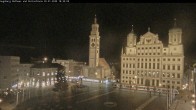 Archiv Foto Webcam Augsburger Rathausplatz und Perlachturm 17:00