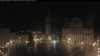 Archiv Foto Webcam Augsburger Rathausplatz und Perlachturm 01:00