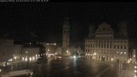 Archiv Foto Webcam Augsburger Rathausplatz und Perlachturm 05:00