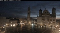 Archiv Foto Webcam Augsburger Rathausplatz und Perlachturm 06:00