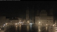 Archiv Foto Webcam Augsburger Rathausplatz und Perlachturm 23:00