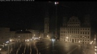 Archiv Foto Webcam Augsburger Rathausplatz und Perlachturm 01:00