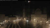 Archiv Foto Webcam Augsburger Rathausplatz und Perlachturm 03:00