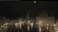 Archiv Foto Webcam Augsburger Rathausplatz und Perlachturm 23:00