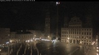 Archiv Foto Webcam Augsburger Rathausplatz und Perlachturm 23:00