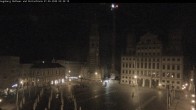 Archiv Foto Webcam Augsburger Rathausplatz und Perlachturm 01:00