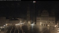 Archiv Foto Webcam Augsburger Rathausplatz und Perlachturm 03:00