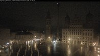 Archiv Foto Webcam Augsburger Rathausplatz und Perlachturm 01:00