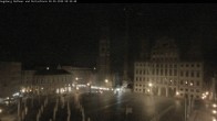 Archiv Foto Webcam Augsburger Rathausplatz und Perlachturm 23:00
