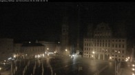 Archiv Foto Webcam Augsburger Rathausplatz und Perlachturm 01:00