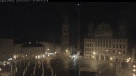 Archiv Foto Webcam Augsburger Rathausplatz und Perlachturm 01:00