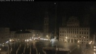 Archiv Foto Webcam Augsburger Rathausplatz und Perlachturm 23:00