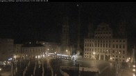 Archiv Foto Webcam Augsburger Rathausplatz und Perlachturm 23:00
