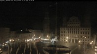 Archiv Foto Webcam Augsburger Rathausplatz und Perlachturm 23:00