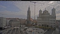 Archived image Webcam Rathausplatz in Augsburg, Bavaria 07:00