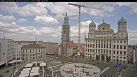 Archived image Webcam Rathausplatz in Augsburg, Bavaria 13:00