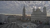 Archiv Foto Webcam Augsburger Rathausplatz und Perlachturm 06:00