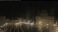 Archiv Foto Webcam Augsburger Rathausplatz und Perlachturm 23:00