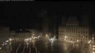 Archiv Foto Webcam Augsburger Rathausplatz und Perlachturm 01:00