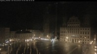 Archiv Foto Webcam Augsburger Rathausplatz und Perlachturm 23:00