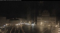 Archiv Foto Webcam Augsburger Rathausplatz und Perlachturm 23:00
