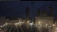 Archiv Foto Webcam Augsburger Rathausplatz und Perlachturm 03:00