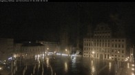 Archiv Foto Webcam Augsburger Rathausplatz und Perlachturm 23:00