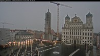 Archived image Webcam Rathausplatz in Augsburg, Bavaria 19:00