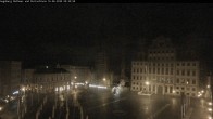 Archiv Foto Webcam Augsburger Rathausplatz und Perlachturm 23:00