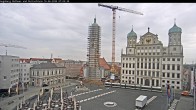 Archiv Foto Webcam Augsburger Rathausplatz und Perlachturm 06:00