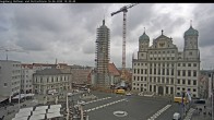 Archived image Webcam Rathausplatz in Augsburg, Bavaria 09:00