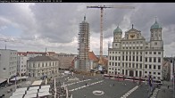 Archived image Webcam Rathausplatz in Augsburg, Bavaria 11:00