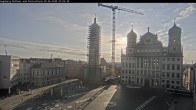 Archiv Foto Webcam Augsburger Rathausplatz und Perlachturm 06:00