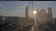 Archiv Foto Webcam Augsburger Rathausplatz und Perlachturm 05:00